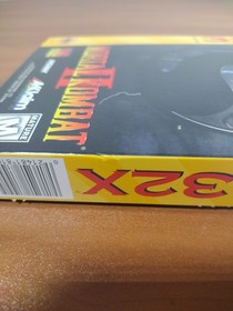 Mortal Kombat II Sega 32X Genesis CiB w/ Manual + RegCard & ClearCase VGC NM