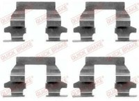 Original Quick Brake ZubehöRsatz Scheibenbremsbelag 109-1625 FüR Nissan Renault
