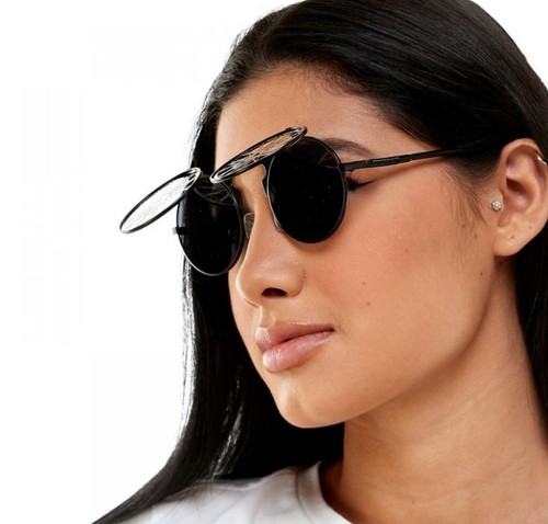 Gafas de sol Steampunk vintage unisex gafas gafas abatibles gafas - Imagen 5 de 29