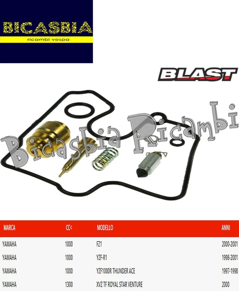 17657 - Set Révision Carburateur Yamaha 1300 XVZ Tf Royal Star Venture Du 2000
