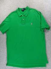 Polo Ralph Lauren Classic Solid Short Sleeve Polo Shirt Men's XL Green