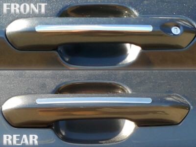 Stainless Polished Chrome QAA Door Handle Accent Trim for Ford Explorer 20-21