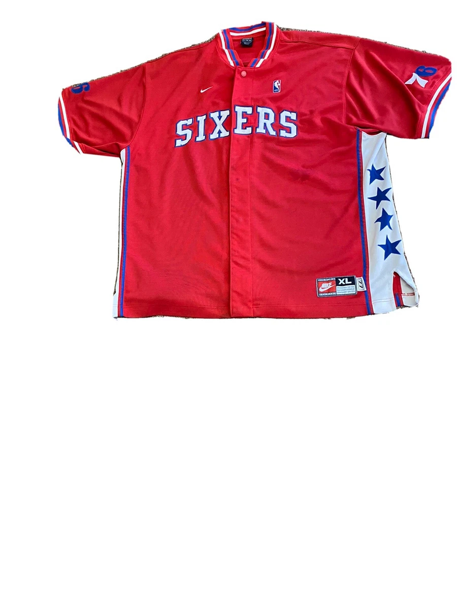 Sixers warm shop up jacket
