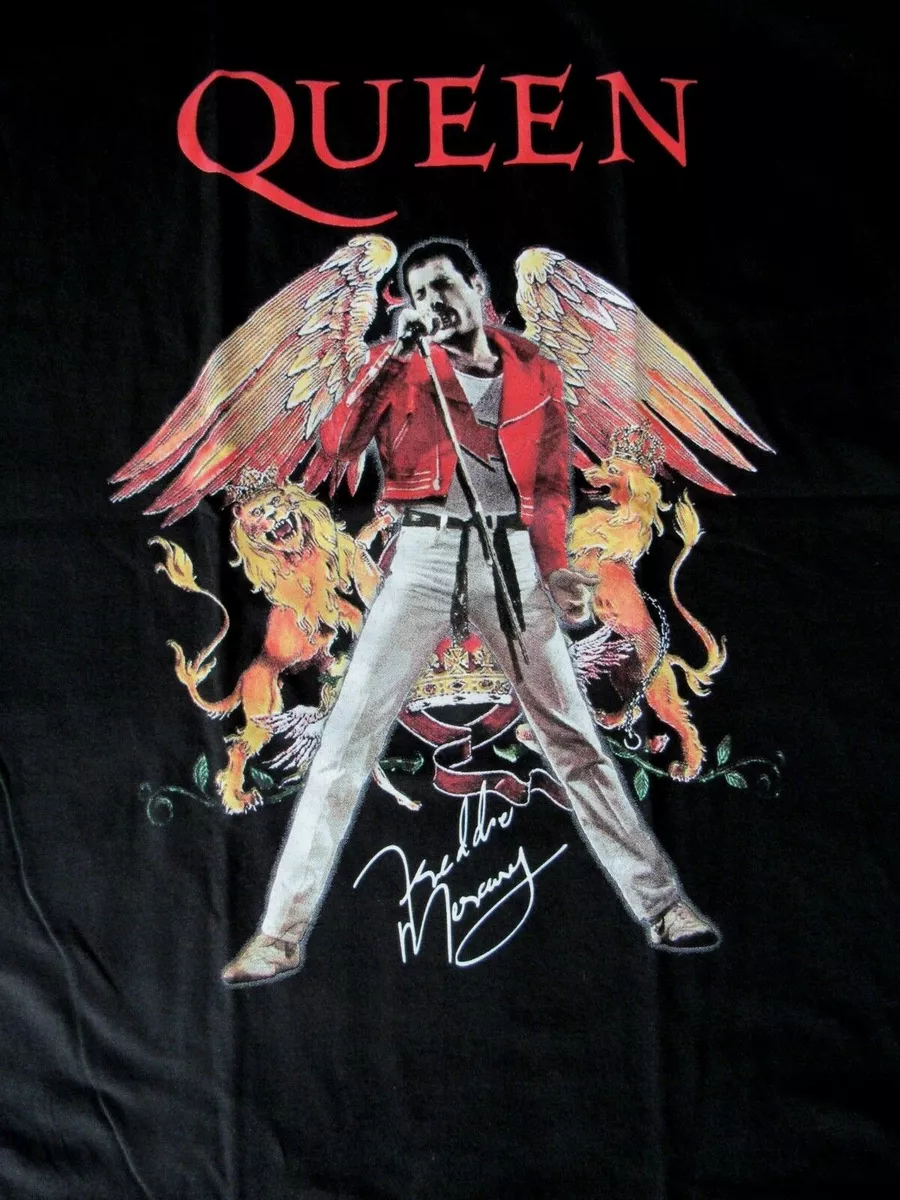 New Classic QUEEN Freddie Mercury Lions Crest Red Jacket Japan 82