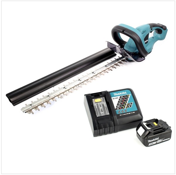 Makita Duh 523 Rf Akku Heckenschere 18 V 52 Cm + 1X Akku 3,0 Ah + LadegeräT-image