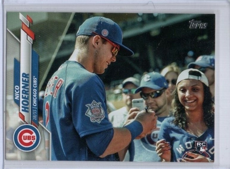 2020 Topps Update Nico Hoerner RC Photo Variation #U-251 Cubs SP Rookie