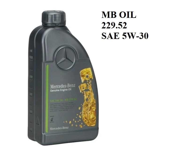 MB OIL 229.52 SAE 5W-30 OLIO MOTORE MERCEDES-BENZ NUOVO ORIGINALE 1 LITRO
