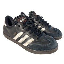 Adidas Sz 3Y Boys Samba Classic 036516 Black Soccer Shoes Sneakers Youth