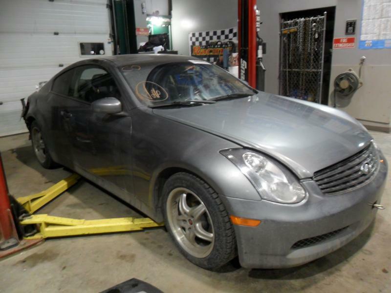 20032007 INFINITI G35 Rear Axle Differential Carrier 3.538 Ratio MT