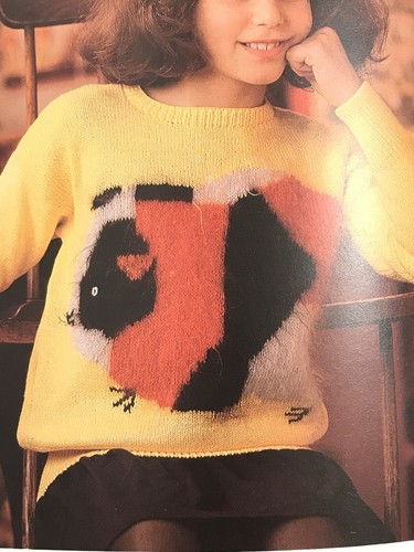 Guinea Pig sweater knitting pattern bat 