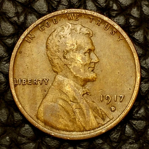 1917-D Lincoln Wheat Cent ~ Very Fine (VF) Condition ~ COMBINED SHIPPING!