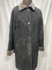 Black Shearling Stroller W/ Detachable Hood