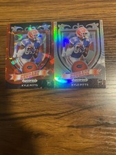 Kyle Pitts 2021 Prizm Draft Crusade Red Cracked Ice Prizm RC Florida Gators #167