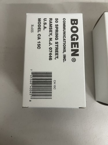 BOGEN CA-15C IN WALL PUSH CALL BUTTON TALK EMERGENCY SWITCH (50+ AVAL) - Picture 4 of 4