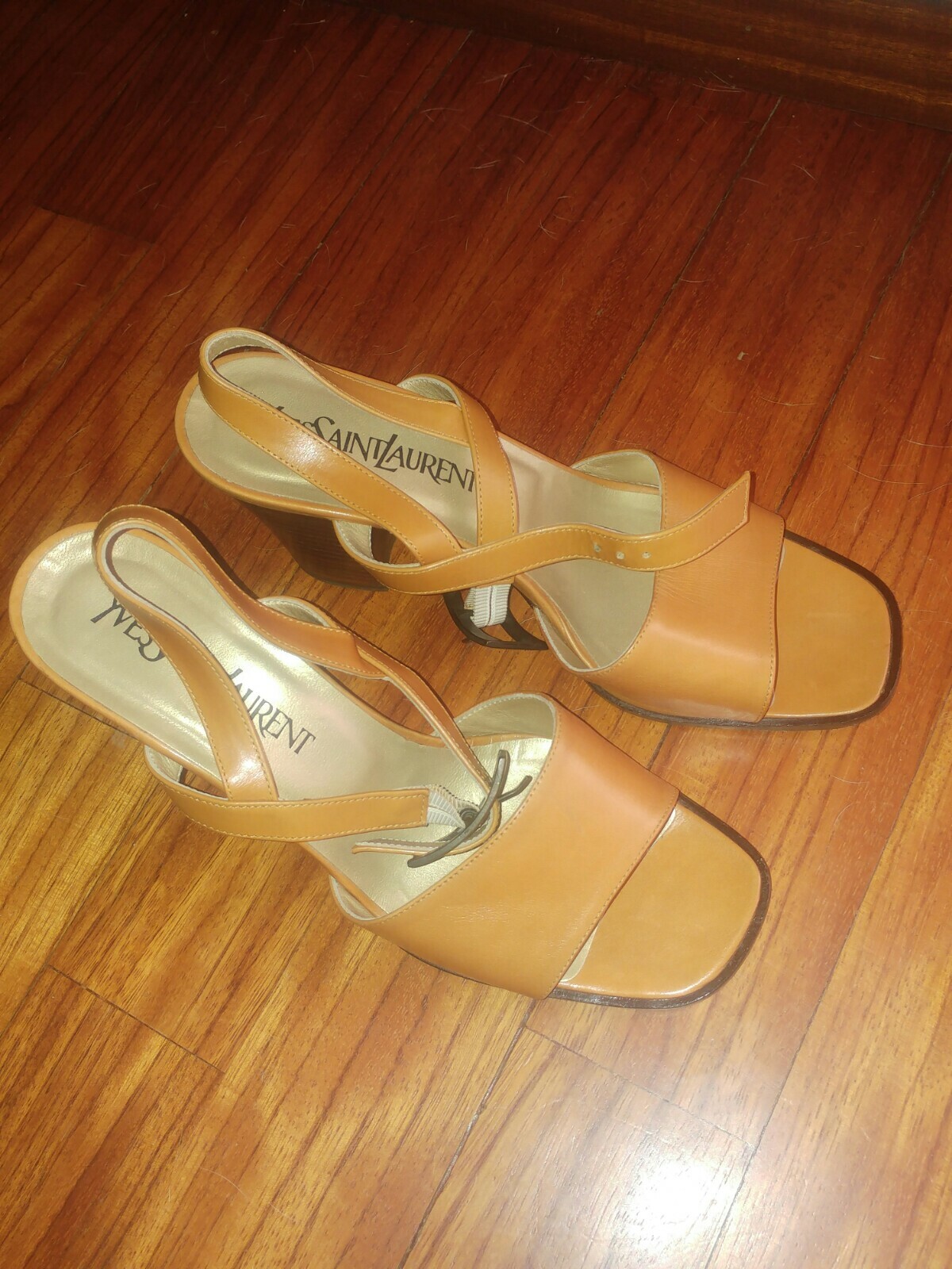 SAINT LAURENT Sandali donna tacco alto usati YvesSaintLaurent numero37