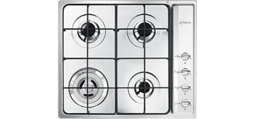 Smeg Piano Cottura 4 Fuochi a Gas Incasso 60 cm Acciaio Inox - SR64S