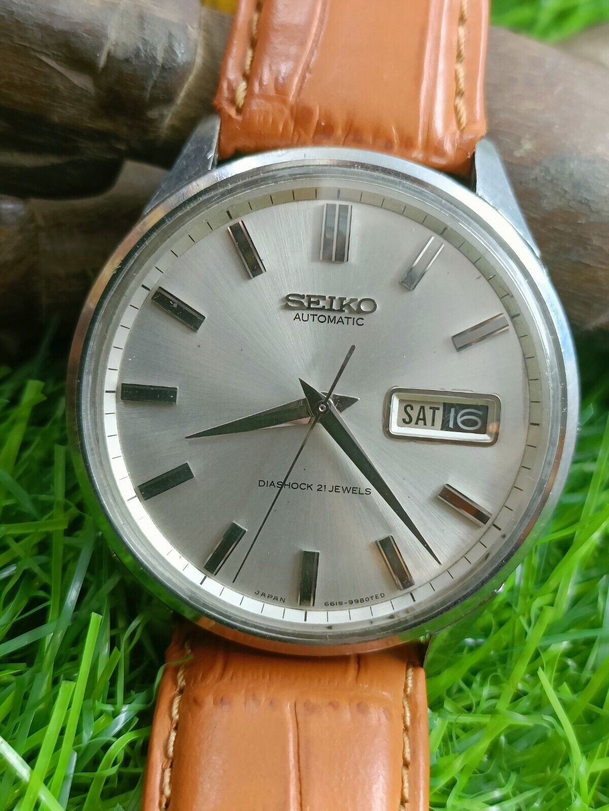 AUTHENTIC SEIKO AUTOMATIC DIASHOCK 21 JEWELS SPORTSMATIC MEN'S MINT  6619-9990 | eBay