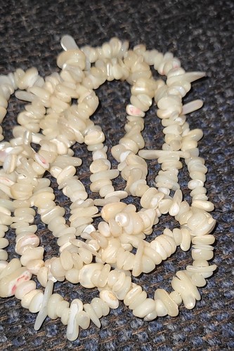 Natural Mother of Pearl 32" Strand Polished