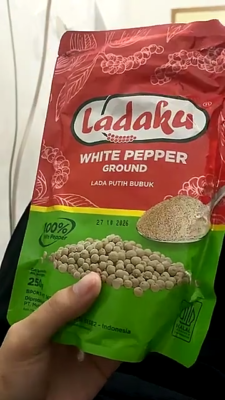 LADAKU White Pepper Ground 100g / 250g | Pure Natural Premium