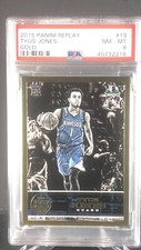 2015-16 Panini Replay Gold /25 Tyus Jones #19 Rookie RC PSA 8