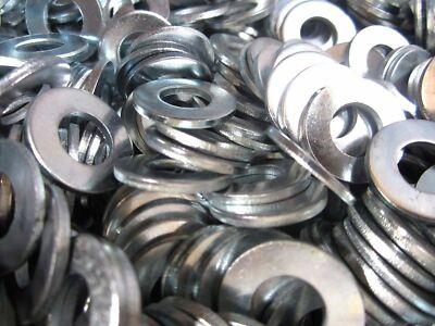 #ad #ad 9 16 SAE Flat Washer Grade 5 Zinc Plated 400 Pieces $38.92