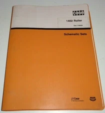 Case 1402 Roller Schematic Sets Manual Wiring/Hydraulic Diagrams&Troubleshooting
