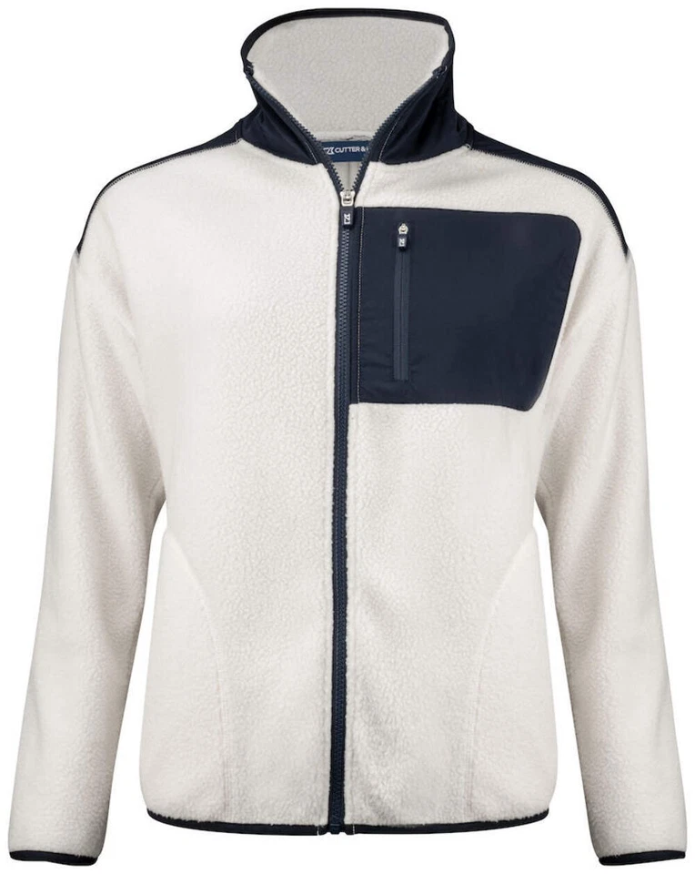 Cutter & Buck Cascade Ladies Sherpa Fleece Jacket | Full Zip | 3 Colors | XS-2XL - Image 4 of 4