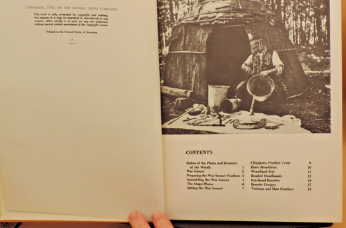 The Book of Indian-Crafts & Costumes by Mason Fur/Feathers/Headdress HC 1946 - Picture 4 of 9