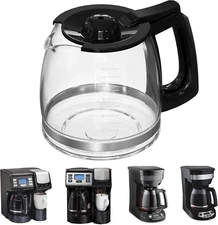 12-Cup Replacement Coffee Carafe Compatible with Hamilton Beach Coffee Maker ...