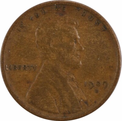 1909-S Lincoln Cent VF Uncertified #1224 | eBay