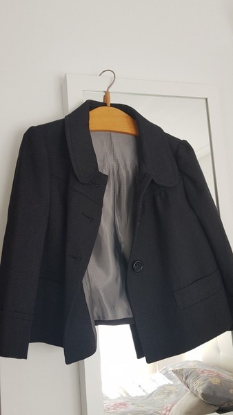 Benetton chaqueta giacca Jacke veste jacket L 46 como nueva Blogger chic pelo