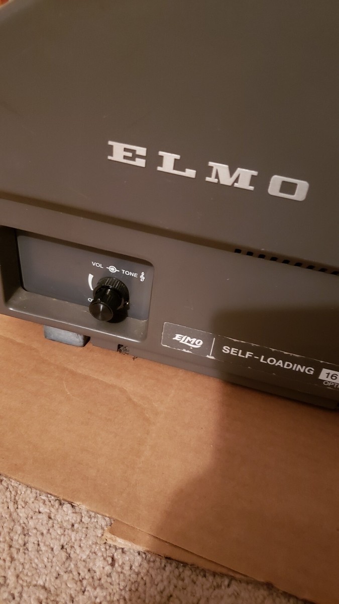 Vintage projector Elmo 16-al Self Loading Projector 16mm Rare | eBay