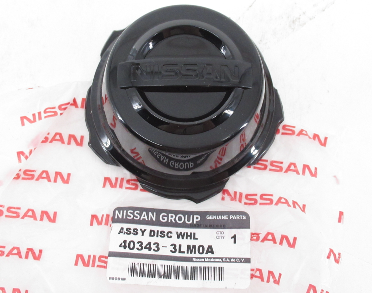 Genuine OEM Nissan 40343-3LM0A Black Wheel Center Cap 2013-2020