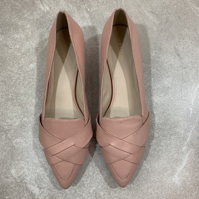 camila leather skimmer flat