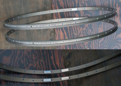 Paire De Roues Vintage Matrix Titan II 700C Pour Vélo De Route - 7 Vitesses, 32H, Occasion Avec Cassette