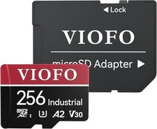 Viofo 256GB Industrial Grade microSD High Speed Memory Up To 100MB/s 4K Support
