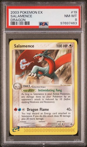 Salamence graded PSA 8 for sale on eBay