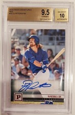 2018 Panini Signatures Red DJ Peters Autograph Card 182/199 BGS 9.5 w/ 10 Auto