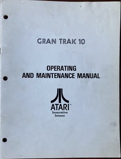 Gran Trak 10 Arcade Game Manual