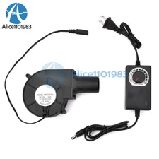 AC110V To DC12V Portable Cooking BBQ Fan Air Blower Brushless Cooling Blower Fan