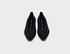 Ballet Flat- Black Sparkle