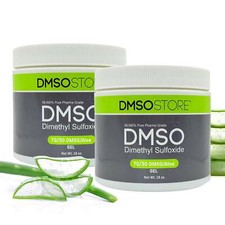 DMSO 70/30 Gel 2 pack 1 lb. w/Aloe Vera Super Biologic 99.995 Low odor