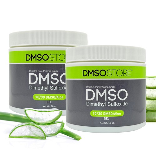 DMSO 70/30 3 oz. Roll-on w/Aloe Vera 3 Pack 99.995% Low odor Pharma