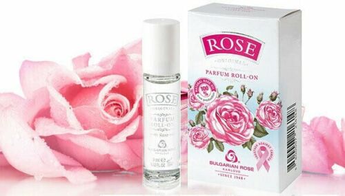 Bulgarian ROSE DAMASCENE Perfume Rose Original rollon, alcohol free - Zdjęcie 1 z 4