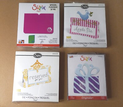 Sizzix Bigz & Originals Bundle of 4 - Models 658004 + 655020 + 658005 + 654703