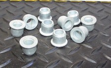 Steel Bushings 1/2" ID X .8" OD X 3/4" Long,Flanged Standoff Spacer Lot of 10 