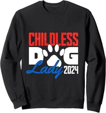 Childless Dog 2024 Election Politic Design Unisex Crewneck Sweatshirt