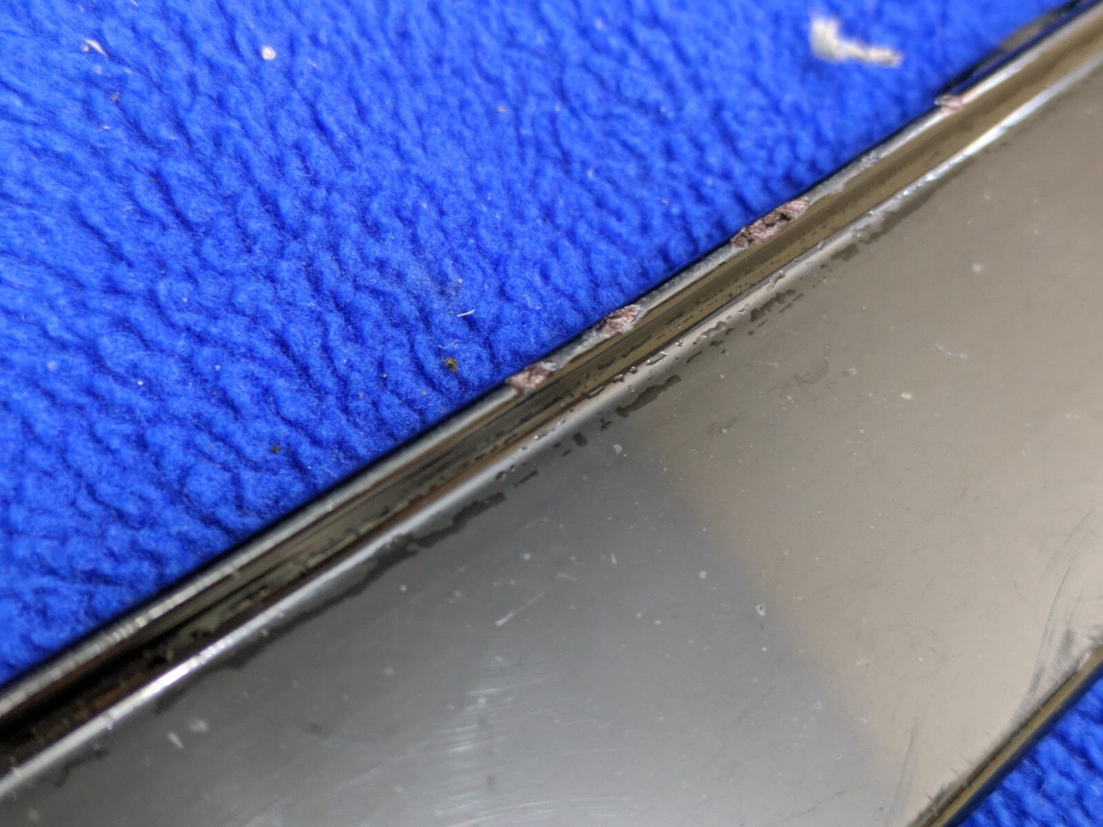 black Bentley Continental Flying Spur Rear Bumper Cover Finisher trim upper