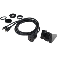 PAC MHDMIUSBC 3' USB-C HDMI-D to USB-C HDMI Extension Cable w/ Dash Mount