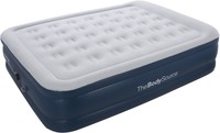 Premium Queen Size Double Air Bed With A Built-in Electric Pump And Pillow Premium Queen Size Double Air Bed With A Built-in Electric Pump And Pillow